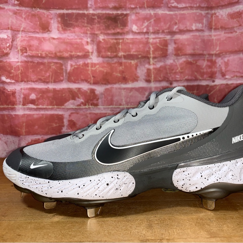 NIKE ALPHA HUARACHE ELITE 3 LOW LIGHT SMOKE GREY CK0746-011 BASEBALL MEN'S SIZES